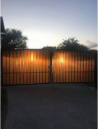 Main Entrance -fence